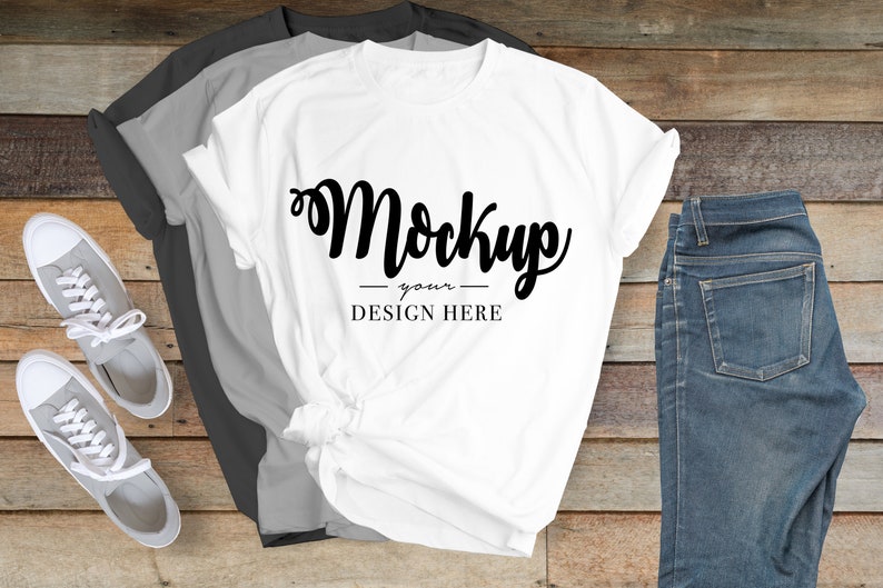 Download T-Shirt Mockup BUNDLE Bella Canvas 20 High Quality Mockups ...