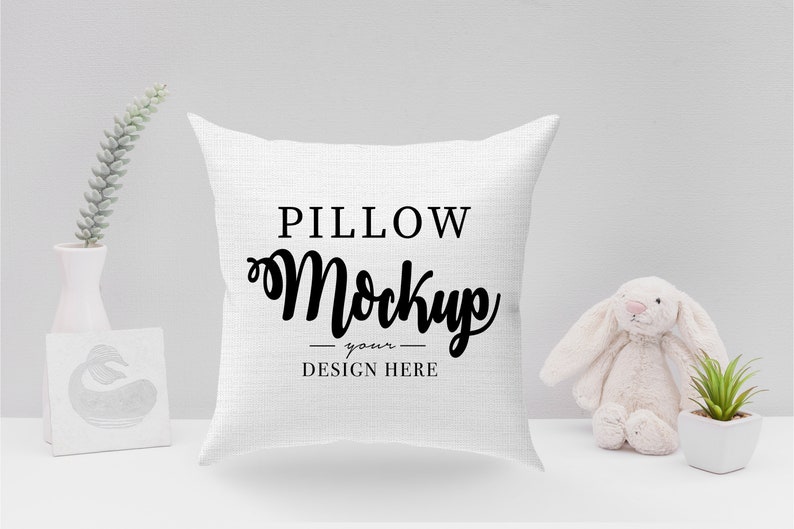 Download Blank white square pillow mockup bundle 10 Pillow Mockup ...