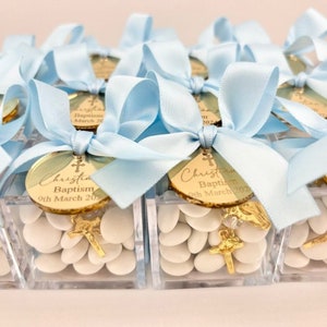 Rosary bracelet size with sugared almonds box