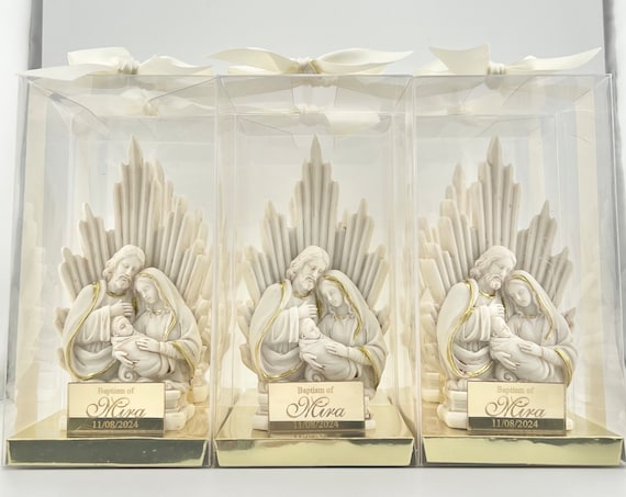 Holy Family Statue with Throne | Religious Statue