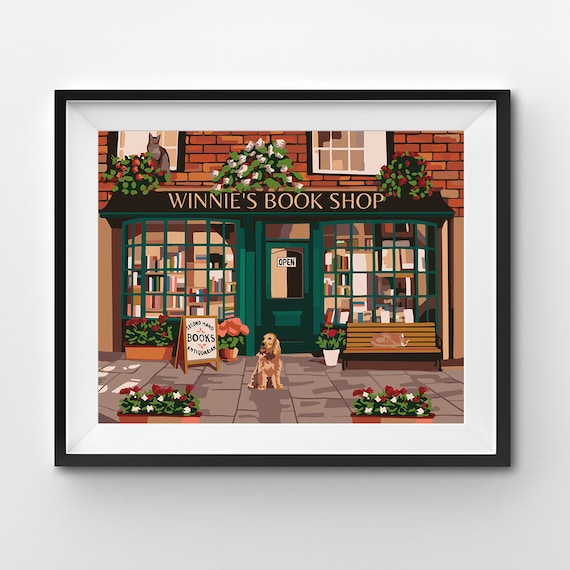 Bookstore - Paint by Numbers Kit