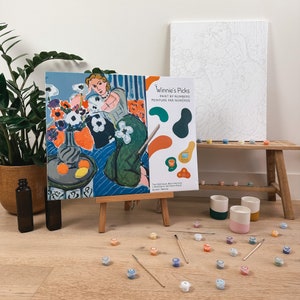 Matisse Odalisque Paint by Numbers Kit, Framed DIY Painting for Adults, 20x16 Canvas Art, Famous Masterpiece-Giftable Art Kit-Relaxing Hobby