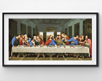The Last Supper | Adults Paint by Numbers Kit | Leonardo da Vinci | Free Shipping from California, USA