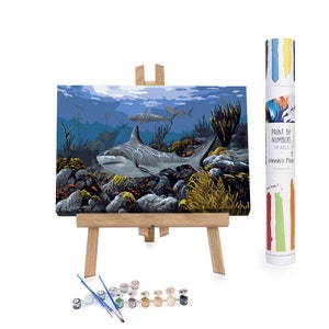Treasure Hunters Paint by Numbers Kit, Fun Animal Painting for Adults, DIY Acrylic Canvas Art Set, Beginner-Friendly Creative Hobby, Gift