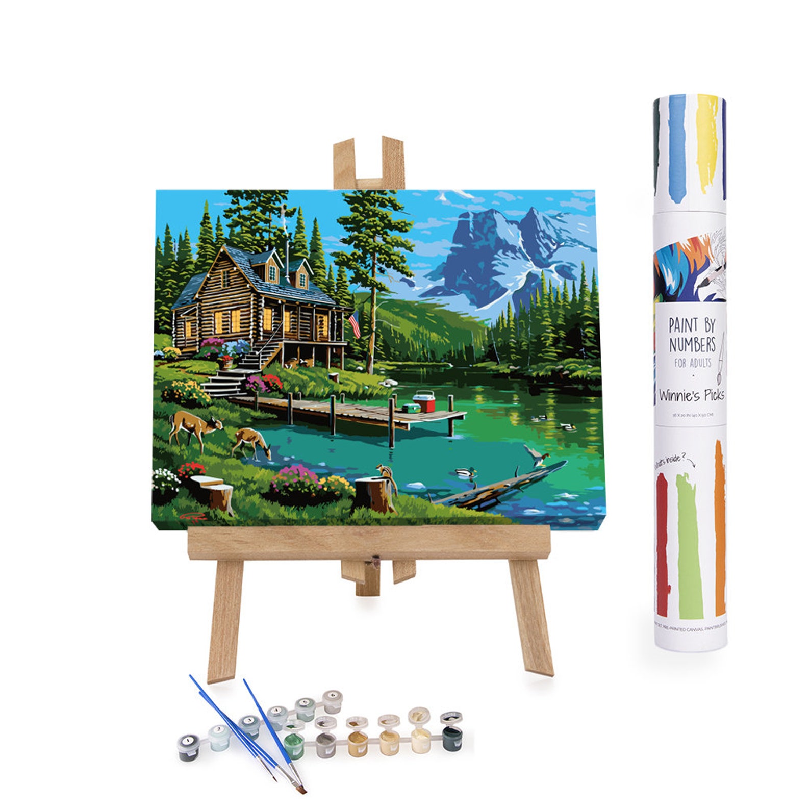 Hidden Harmony Adults Paint by Numbers Kit Free Shipping Etsy