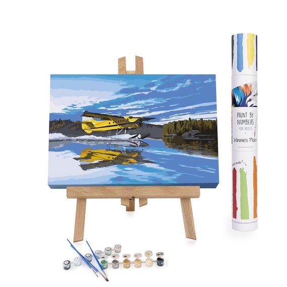 Ignace Adventure Plane Paint by Numbers Kit for Adults Free Shipping From  California, USA 
