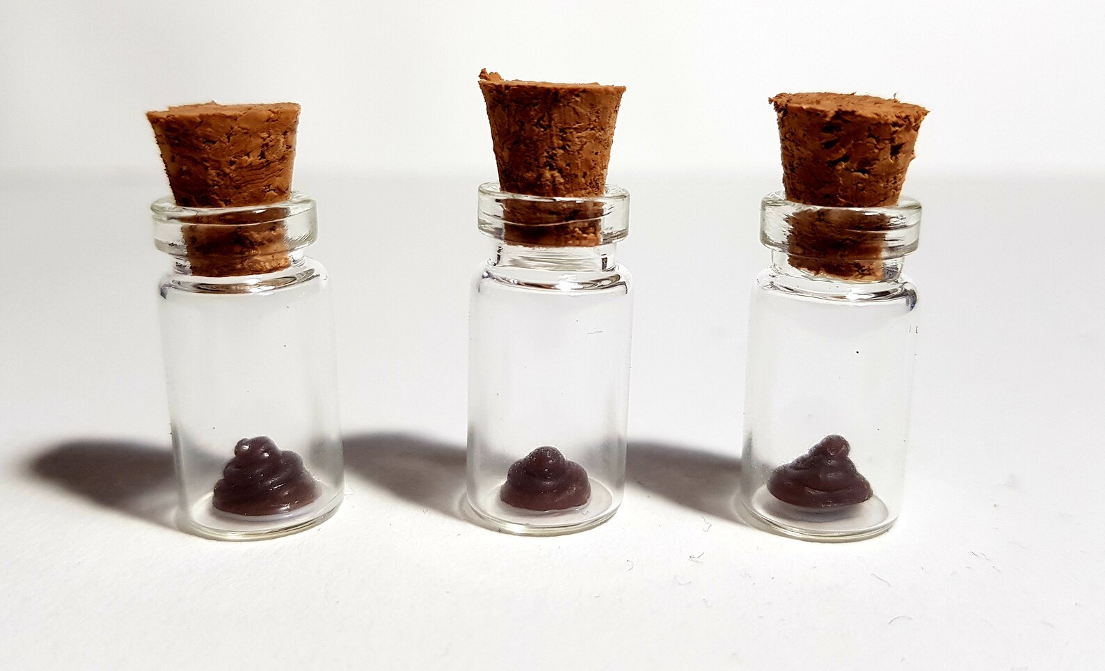 Miniature poop in jar. Silly unique secret santa gift. 2cm Etsy