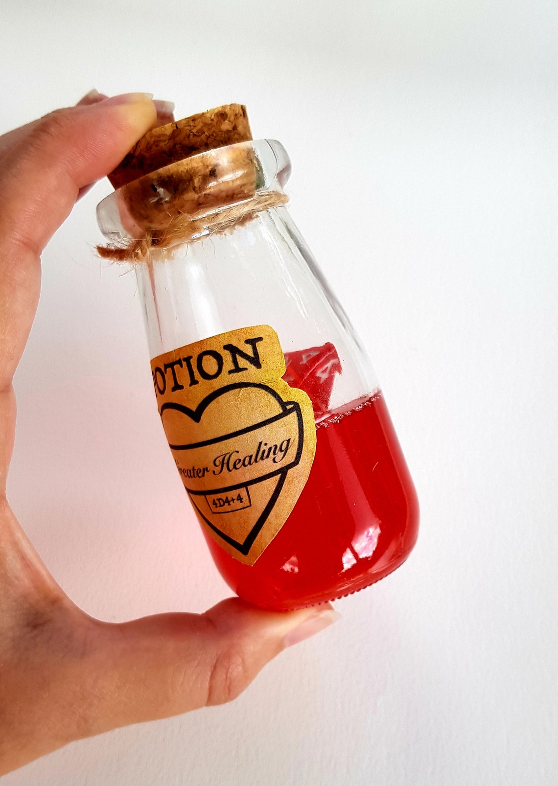 Greater Healing Potion D&D With Polyhedral Dice and Red Etsy