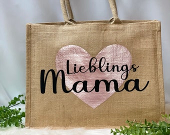 Personalisierte Jutetasche, muttertag,  Mama Jutetasche,  Mom Jutetasche,  Mutter, Jutebeutel, Geschenk für Muttertag, Mama Jutebeutel