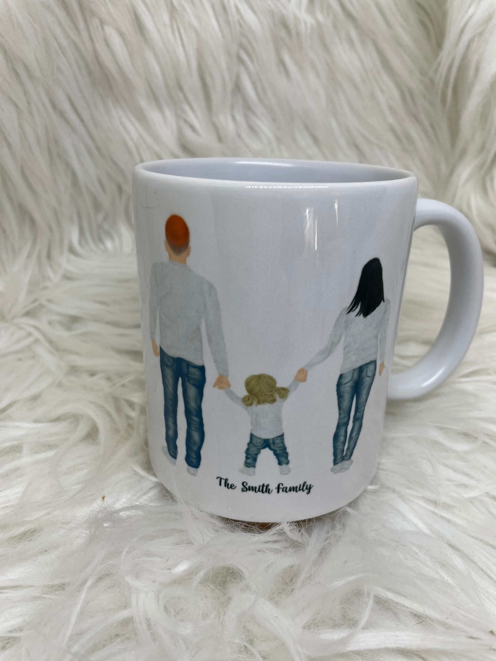 Personalised Cup Family Cup Family Mug Personalised Family Etsy