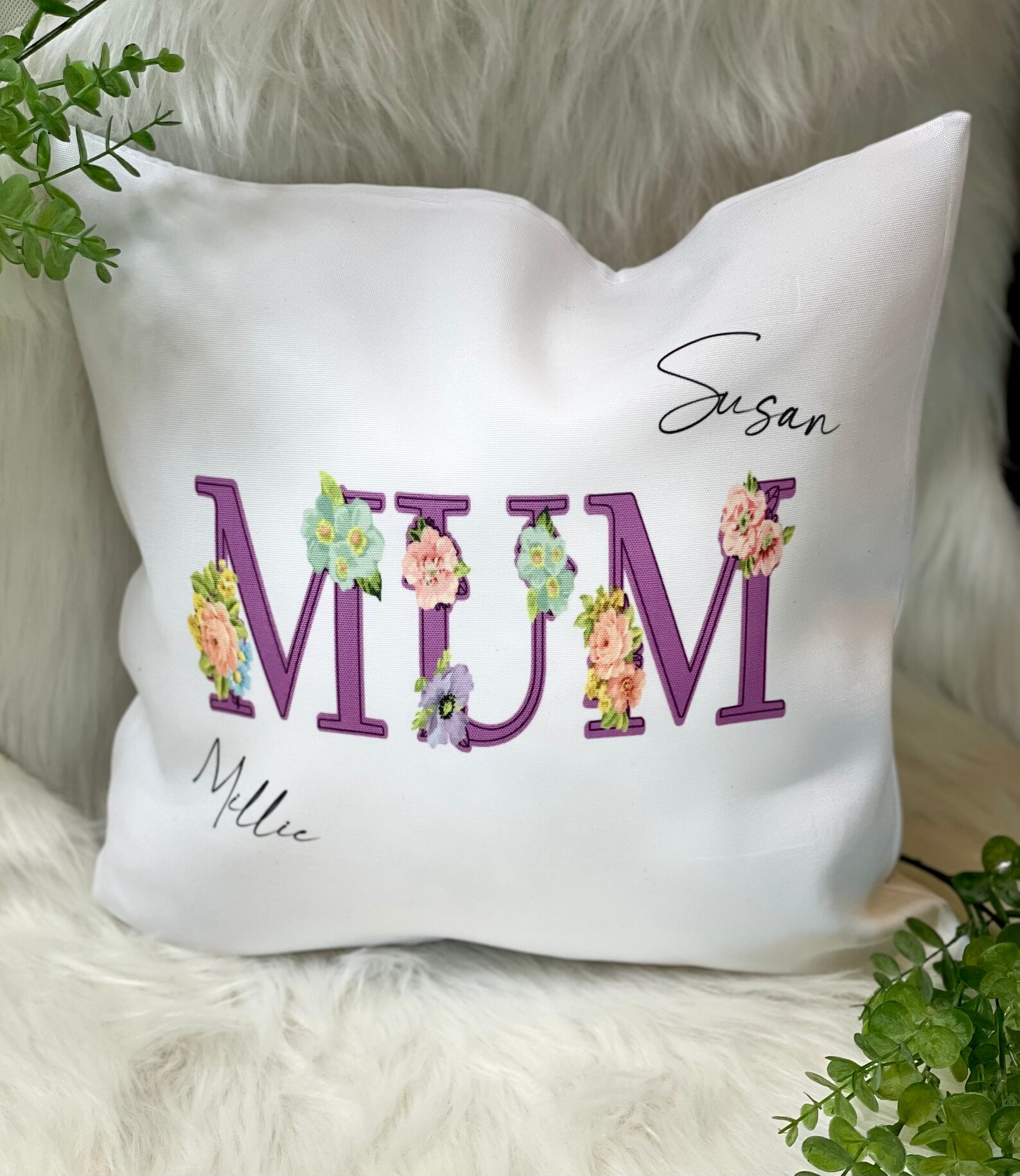 Personalised Cushion Mum Cushion MAMA Cushion Mum Mothers Etsy UK
