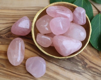 Rose Quartz Tumble Stone, Love Crystals,  Heart Crystals, Healing Crystals