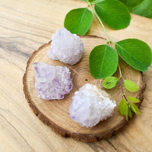 Amethyst Spirit  Quartz - Small, Cactus Quartz, Fairy Quartz, Healing Crystals - Small