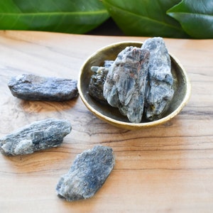 Raw Blue Kyanite Crystal Blade: Communication & Meditation Stone