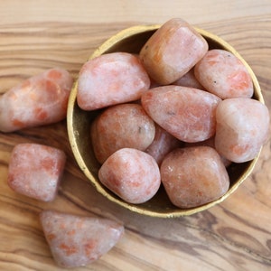 Sunstone Tumbled Stone, Healing Crystals, Positive Energy Stone