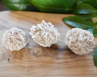 Natürlicher Desert Rose Kristall: Selenit Rosette, Reinigungsstein