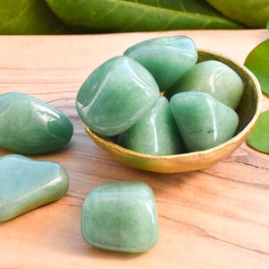 Aventurine Tumble Stone, Healing Crystals, Positivity Stone, Prosperity Crystal