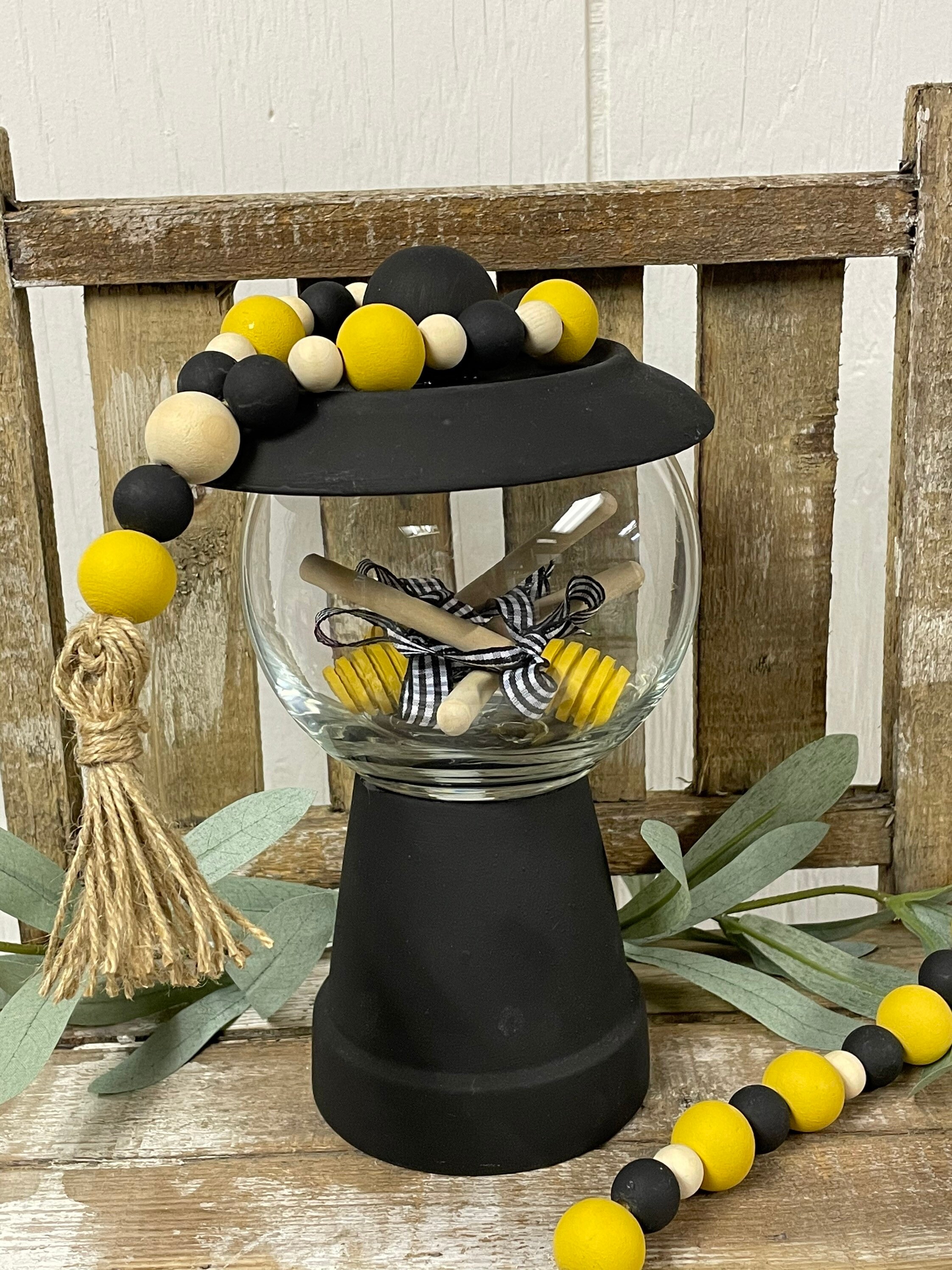 Set of 3 Wooden Honey Dipper 3 and 6 Wood Honey Etsy