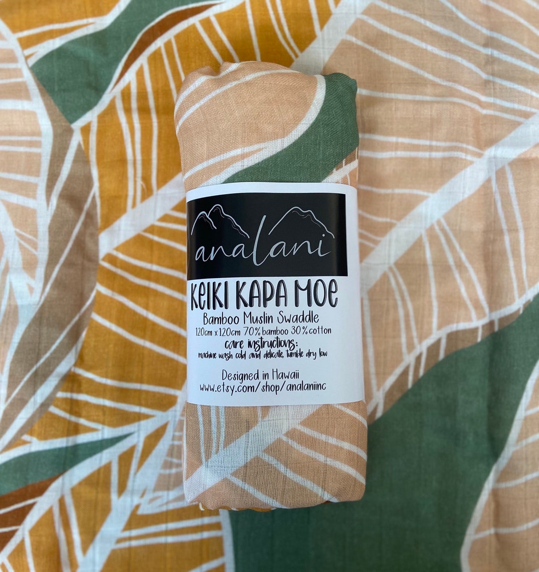 Tropical Mai'a SWADDLE Hawaii Hawaiian Keiki Baby Blanket Etsy