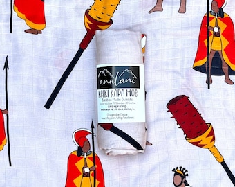 Nā Koa SWADDLE Hawaii Keiki hawaiano manta para bebé