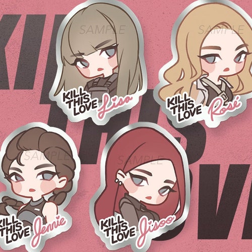 blackpink stickers etsy