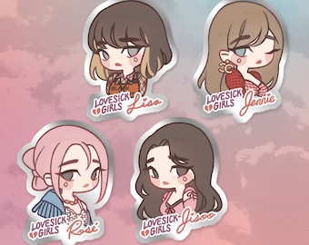 BLACKPINK DDU DU DDU DU ROSÉ STICKER BLACKPINK - DDU-DU DDU-DU (JAPAN VERSION) (STANDARD VERSION