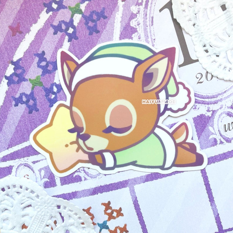 ACNH Starry Dreams Stickers / Animal Crossing Water Bottle, Laptop, Notebook, Switch Decals Beau