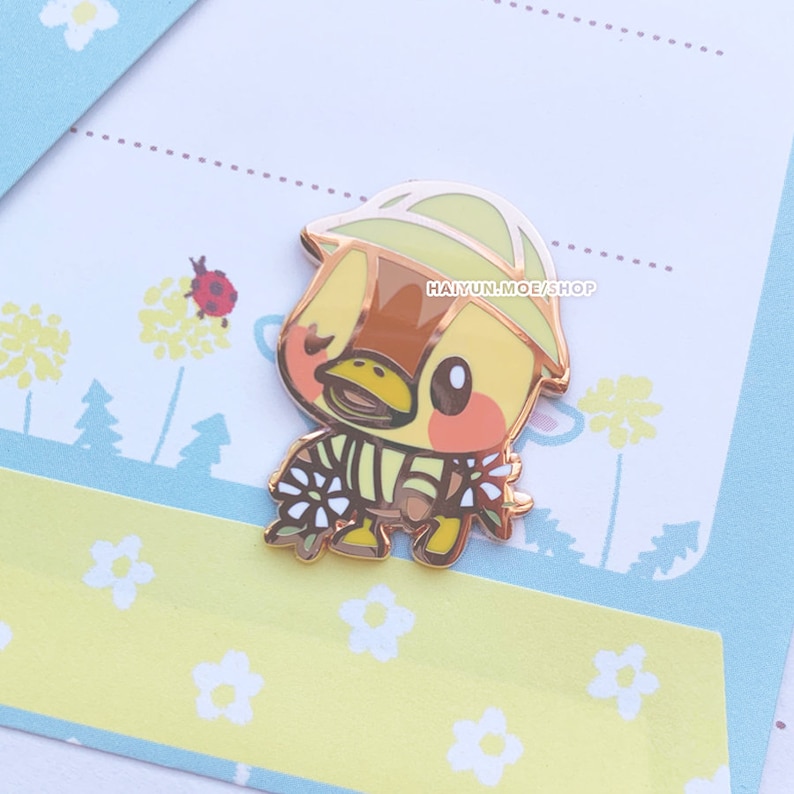 ACNH Rainy Day Flower Hard Enamel Pins / Animal Crossing New Etsy