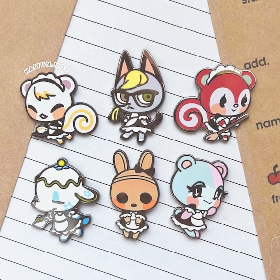 ACNH Maid Hard Enamel Pins / Animal Crossing New Horizons Etsy