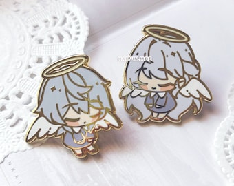 Honkai: Star Rail Angel Sunday & Robin Hard Enamel Pins
