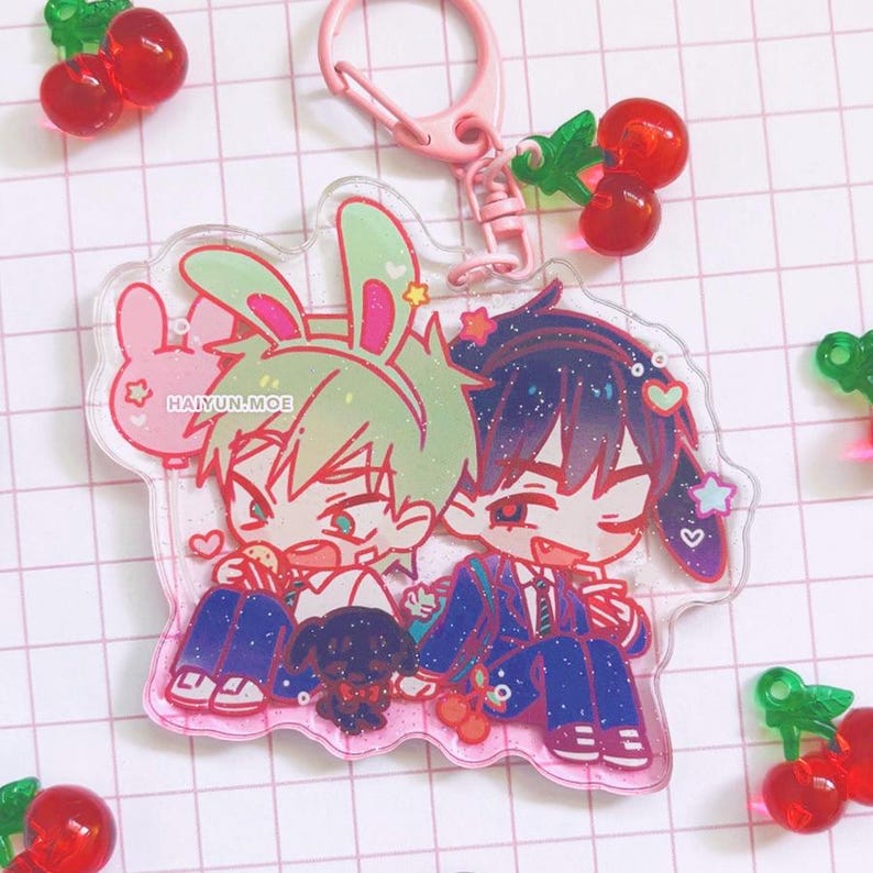 ALIEN STAGE After-school Date Glitter Keychains / ALNST Fanmerch - Etsy