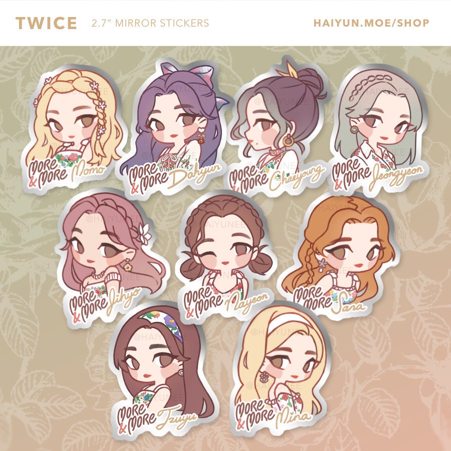 twice stickers etsy