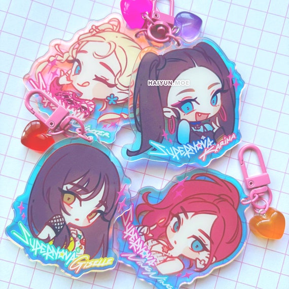 Aespa Supernova Holographic Keychains / K-pop Fanmerch - Etsy