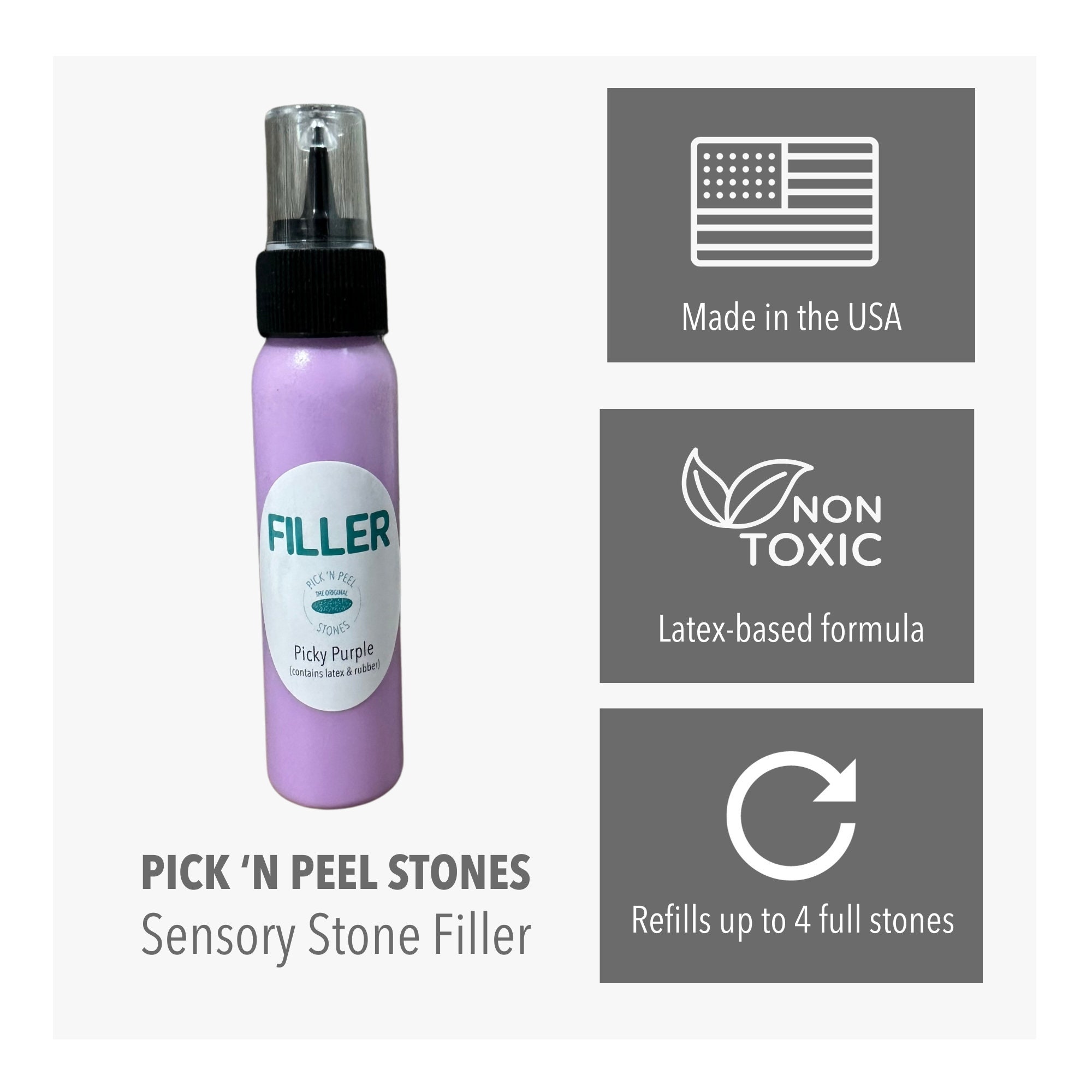 Pick 'N Peel 'Scab' Picking Sensory Stone - Stone only