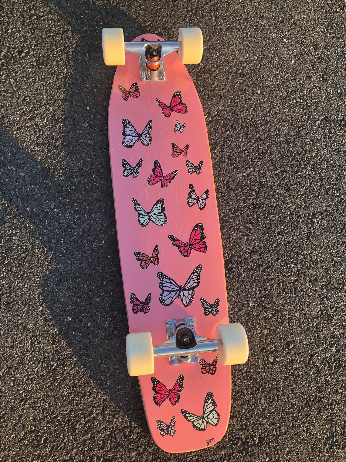 Handpainted Custom Skateboard Deck Etsy