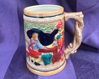 Japanese  Collectible  Gift    Hand Painted     stein mug