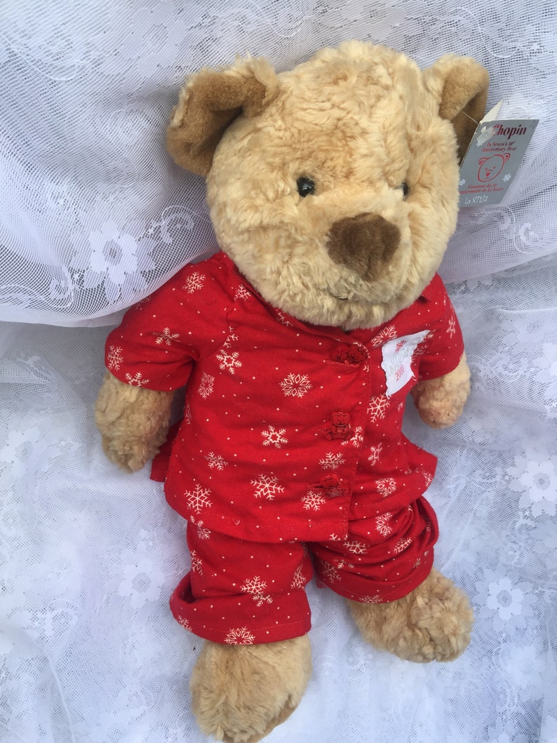 La Senza Lingerie 2000 CHOPIN Teddy Bear Christmas Bear | Etsy