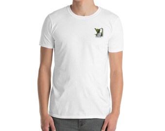 DragonInWhite Merch, Gildan Short-Sleeve Unisex T-Shirt (Black, White, Navy, Dark Heather) (All size available)  )