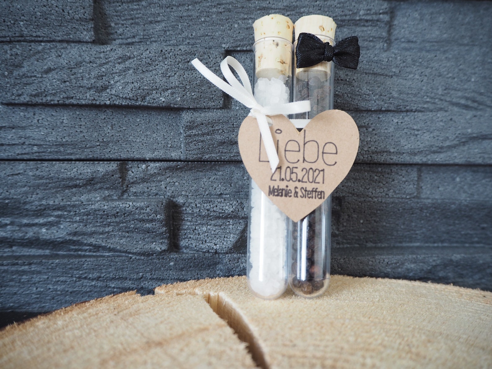 Gastgeschenk Hochzeit Salz und Pfeffer Reagenzglas Etsy