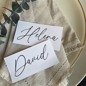 Namensschild, Platzkarte, Tischkarte, Hochzeit, Taufe, Konfirmation, Kommunion, Geburtstag