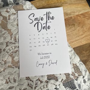 Save the Date Karten für die Hochzeit