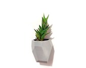 Custom Modular Wall Planter for Indoor. Engrave a name on the front. Perfect gift for this Christmas