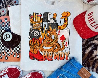 Howdy DTF Transfer | Western DTF Print | Ready To Press