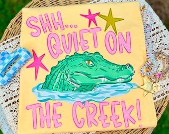 Quiet On The Creek DTF Transfer | Everyday DTF Print | Ready To Press