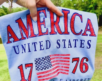 American 1776 DTF Transfer | Summer DTF Print | Ready To Press