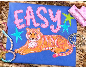 Easy Tiger DTF Transfer | Summer DTF Print | Ready To Press