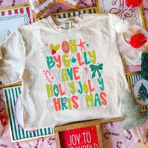 Oh By Golly DTF Transfer {Christmas Direct To Film Print} Ready To Press