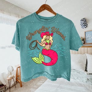 Wranglin Waves DTF Transfer | Western DTF Print | Ready To Press