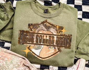 Blue Collar Brat DTF Transfer | Western DTF Print | Ready To Press