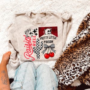 Pretty Little Poison Collage DTF Transfer | Western DTF Print | Ready To Press